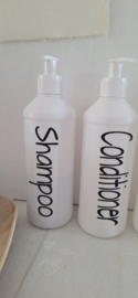 Flasche für Shampoo CE weiß