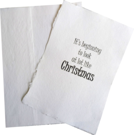 Karte A5 It's beginning to look