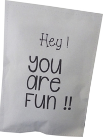 Geursachet Craft wit Hey you are fun !