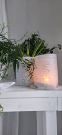 Windlicht non woven Winter
