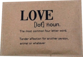 Geursachet A6 LOVE- definition