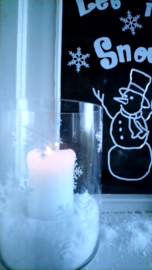 Raamsticker - Let it Snow