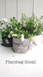 Plantbag small antraciet/zwart