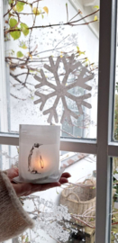 Raamsticker sneeuwvlok s3