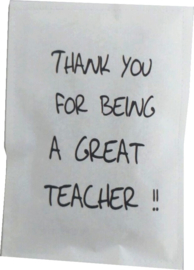 Geursachet Craft wit great teacher