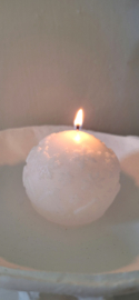 Kugelkerze Schnee