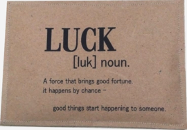 Geursachet A6 LUCK - definition