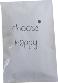 Duftsäckchen weiß Choose Happy