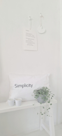 Canvas poster Simplicity