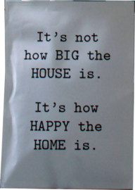 Geursachet Craft  A4 wit Happy the Home