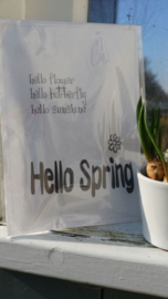 Duftsäckchen Craft weiß Hello Spring