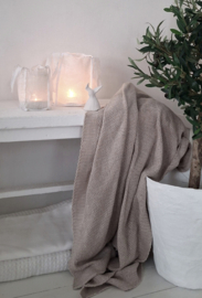 Windlicht soft linen groot