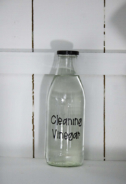 Glazen fles "Cleaning vinegar"