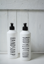 Fles voor Bodylotion wit