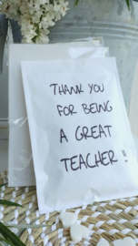 Geursachet Craft wit great teacher