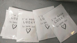 Geursachet Craft wit I'm sooo lucky to have you  LT