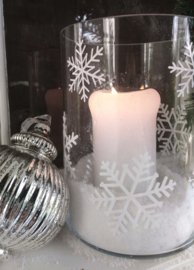 Raamsticker - Sneeuwvlokken ass