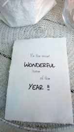 Karte A5 It's the most wonderful time