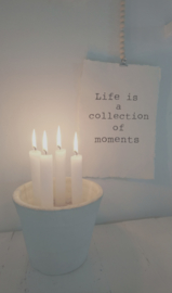 Poster A4 Life is a collection of moments