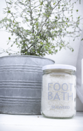 Badzout in pot - FOOT BATH grijs