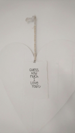 Poster A4  Guess who much I love you