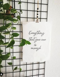 Poster A4 Everything that you are is enough