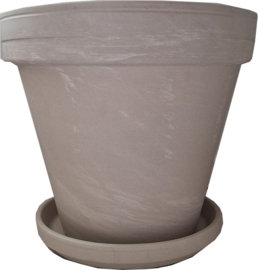 Terrapot met schotel mt21