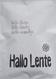 Geursachet Craft wit Hallo Lente