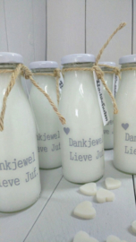 Badschuim "Dankjewel lieve juf !"