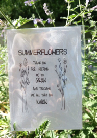 Sachet bloemenzaad juf/meester