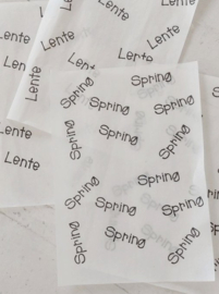 Rijstpapier Lente A4 -6 vel