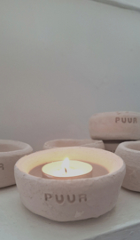 Wachshalter aus reinem Steingut