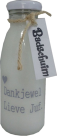 Badschuim "Dankjewel lieve juf !"