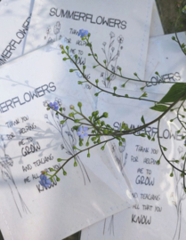 Sachet bloemenzaad juf/meester