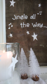 Raamsticker - Jingle all the way