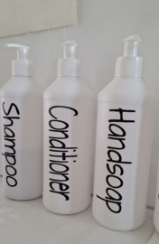 Fles voor Handsoap wit