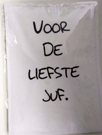 Geursachet Craft wit Voor de liefste Juf
