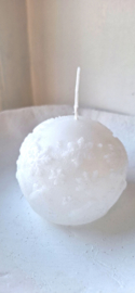 Kugelkerze Schnee