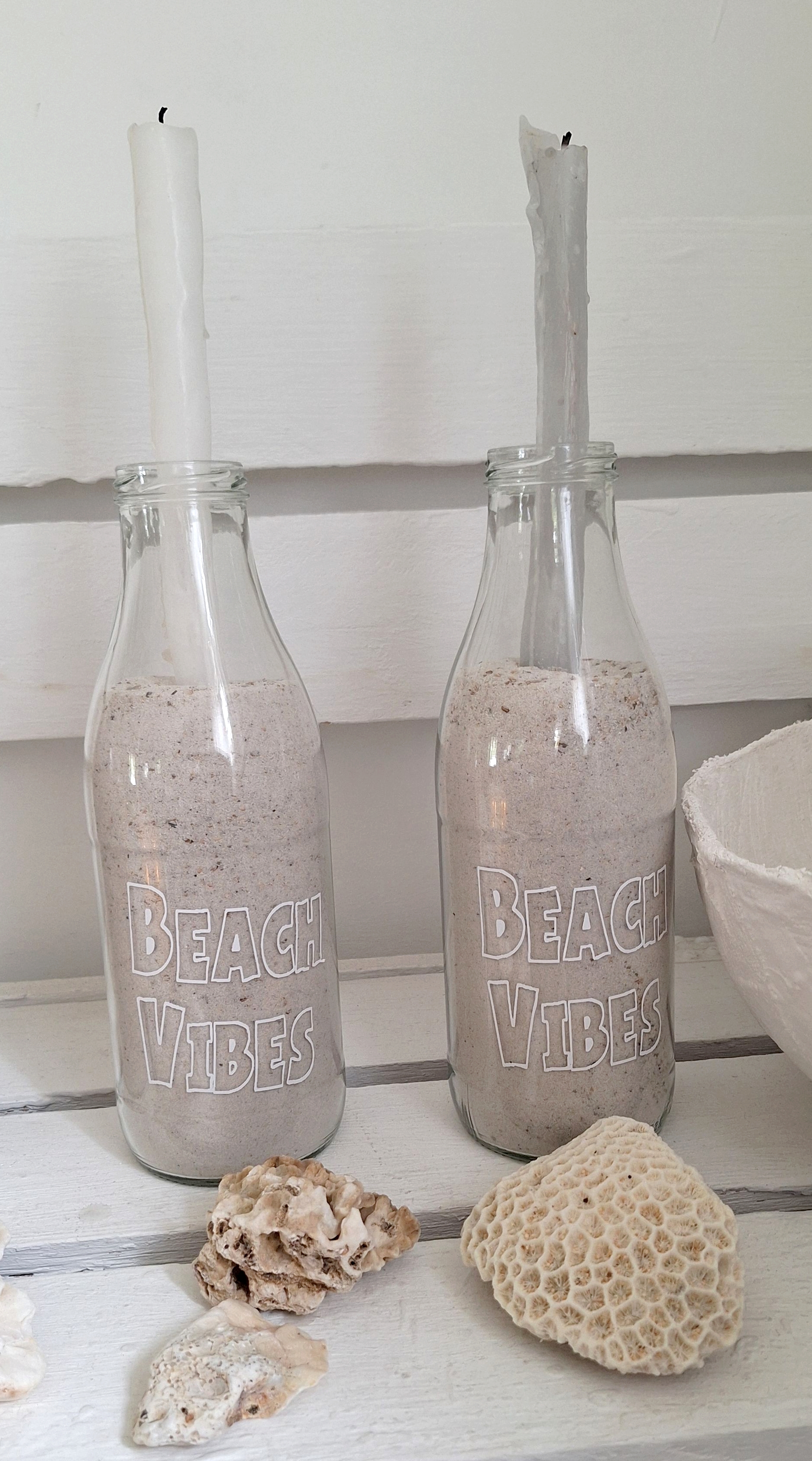 Glazen fles  Beach Vibes