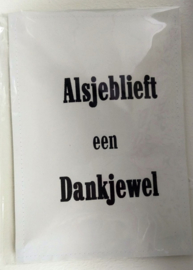 Geursachet Craft wit Alsjeblieft een Dankjewel