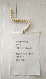 Poster A4 Keep your eyes on the stars