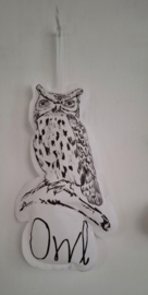 Cotton Animal Owl
