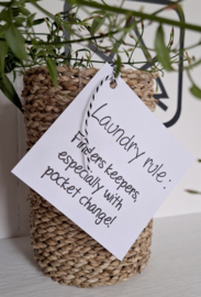 Mandje rotan middel