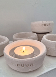 Wachshalter aus reinem Steingut