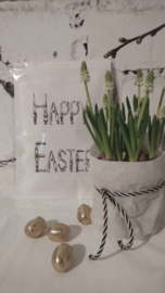 Duftsäckchen Craft weiß Happy Easter
