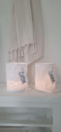 Windlicht  Cotton groot