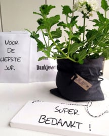 TXT bord Super bedankt
