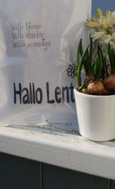 Geursachet Craft wit Hallo Lente