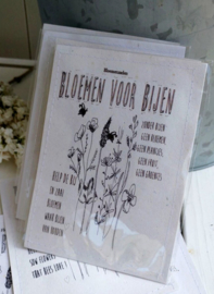 Sachet bloemenzaad Bloemen voor Bijen wit