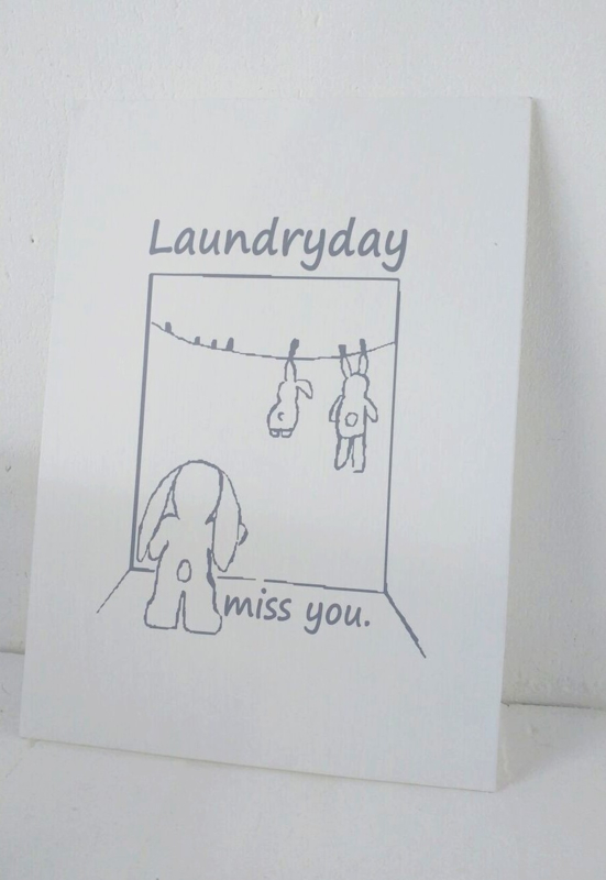 Canvaspaneel Laundry